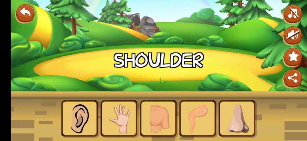 هل تبحث عن العاب للأطفال؟ إليك افضل العاب تعليمية على الاندرويد - الجزء الأول 20 قسم Body Part