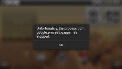 إصلاح مشكلة ”com.google.process.gapps stopped“ على أجهزة أندرويد 79 Fix com google process gapps has stopped Error