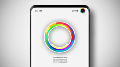 شرح كيفية وضع مؤشر البطارية (حول الكاميرا الأمامية) بهاتف Galaxy S10 77 Energy Ring Battery Indicator for Galaxy S10