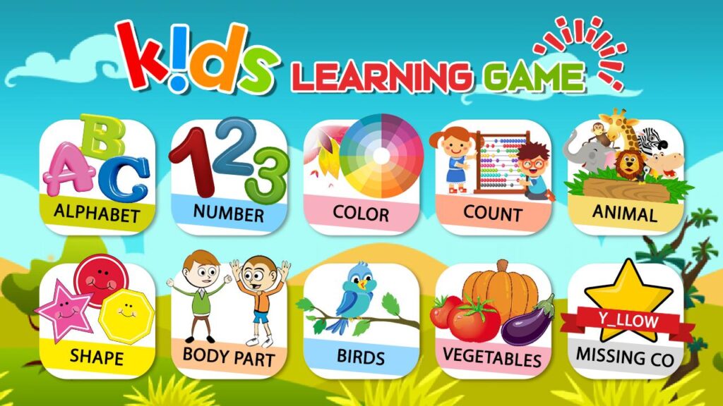 هل تبحث عن العاب للأطفال؟ إليك افضل العاب تعليمية على الاندرويد - الجزء الأول 9 تطبيق Preschool Learning - Kids ABC, Number, Color & Day أحد ألعاب تعليمية للأطفال