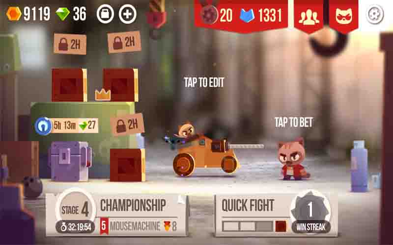 تحميل لعبة CATS: Crash Arena Turbo Stars apk للاندرويد والايفون 6 جسم الآلة في لعبة كاتس