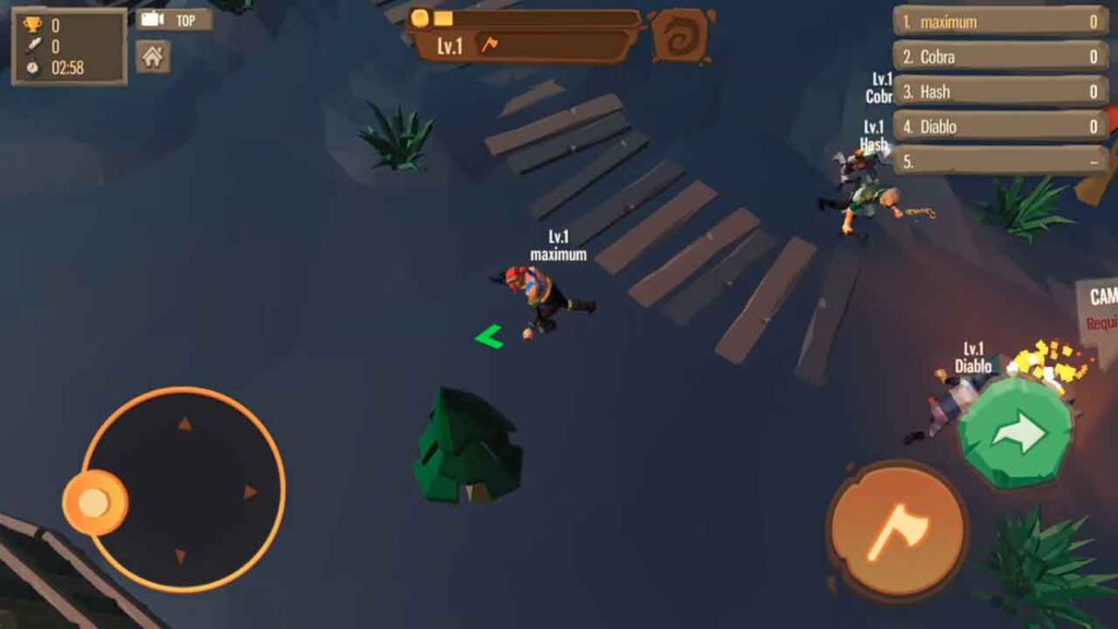 تنزيل لعبة AXE.IO Brutal Survival للاندرويد والايفون أفضل بديل لببجي، فورت نايت! 9 الالوان في هذه اللعبة