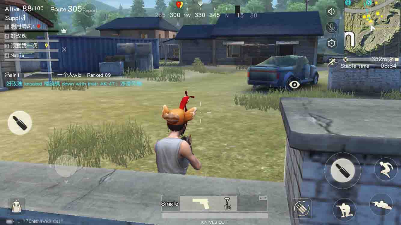 تحميل لعبة نايفز اوت Knives Out APK من أفضل العاب اندرويد القتالية 11 استخدم سماعة الأذن
