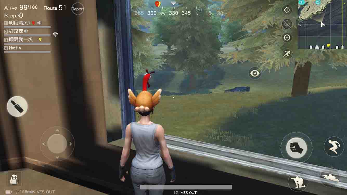 تحميل لعبة نايفز اوت Knives Out APK من أفضل العاب اندرويد القتالية 12 استعين بالخريطة المصغرة