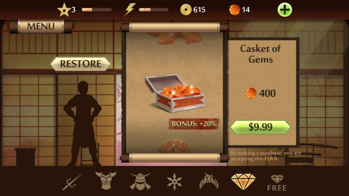 تحميل Shadow Fight 2 2025 v2.41.7 أفضل لعبة قتالية كلاسيكية للاندرويد 7 قم بتنظيم استخدام العملات والمجوهرات عند تحميل شادو فايت 2