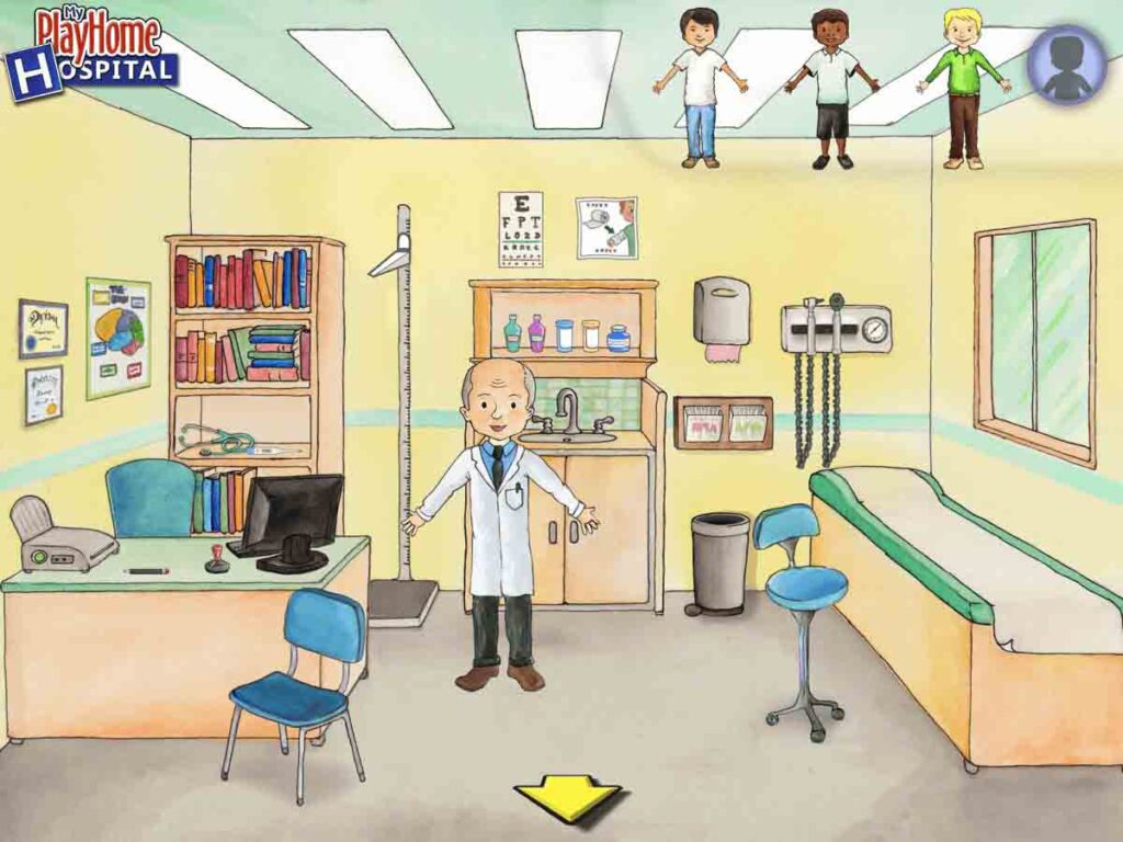 تحميل ماي بلاي هوم المستشفى My PlayHome Hospital APK للاندرويد 7 غرفة الكشف