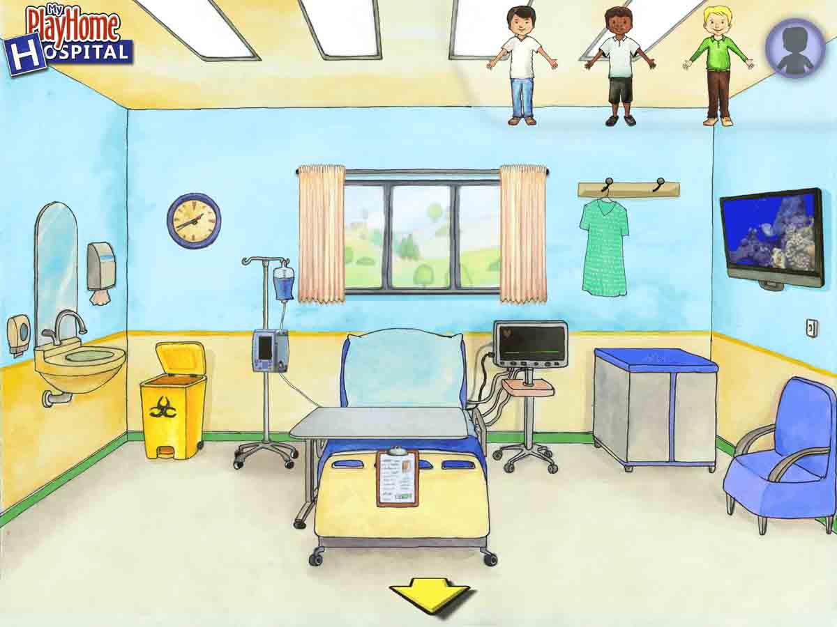 تحميل ماي بلاي هوم المستشفى My PlayHome Hospital APK للاندرويد 8 غرفة المريض في لعبة My PlayHome Hospital