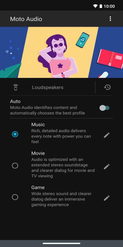 تحميل أحدث تطبيقات موتورولا الرسمية (Motorola Apps) لجميع أجهزة اندرويد 2020 11 تطبيق Moto Audio أحد برامج موتورولا