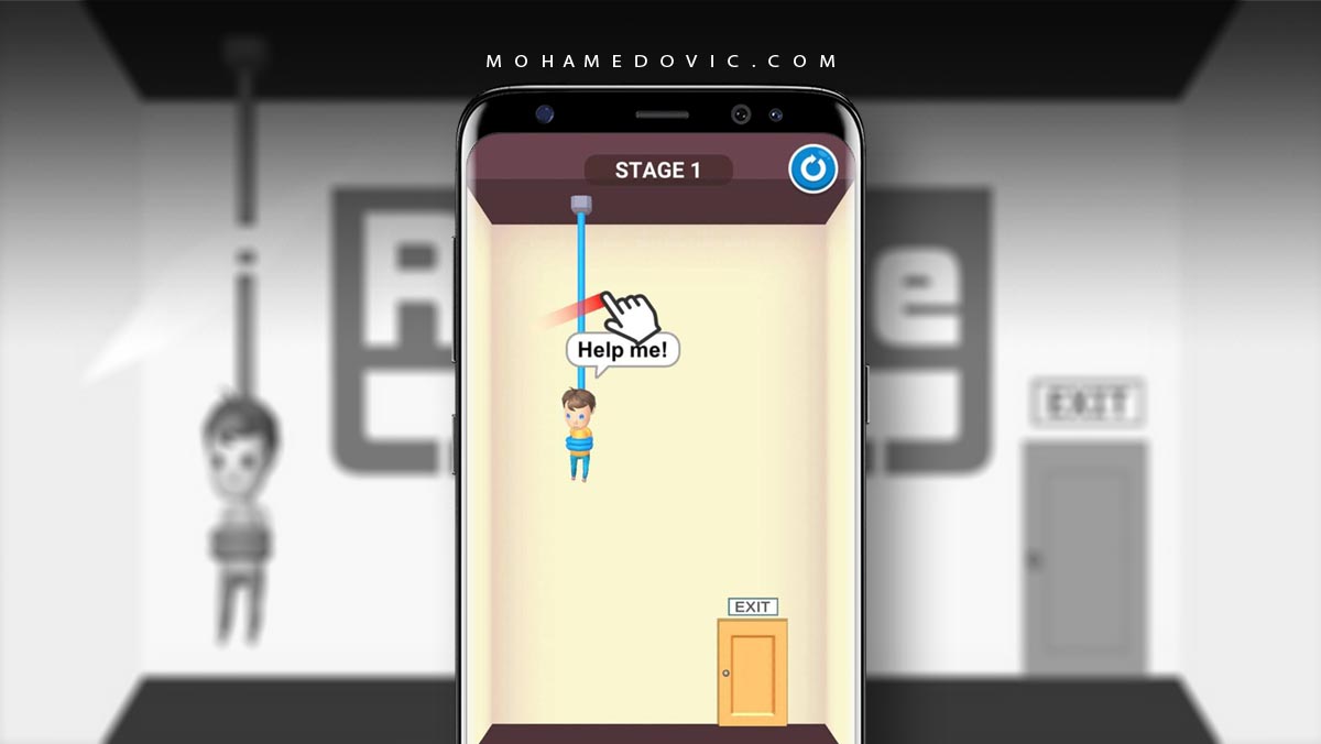 تحميل لعبة Rescue Cut APK لعبة بازل قطع الإنقاذ للموبايل! 10 تنزيل Rescue Cut - Rope Puzzle
