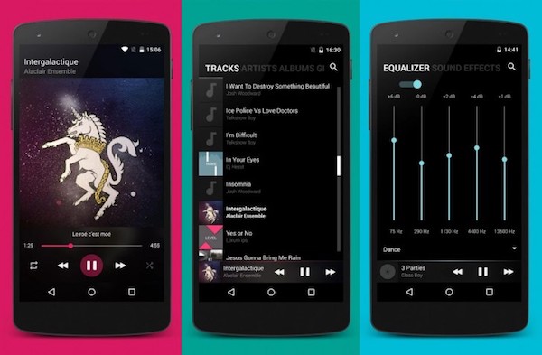 أفضل تطبيقات زيادة صوت الهاتف وتحسينه للأندرويد (شرح تضخيم ورفع الصوت) 7 BlackPlayer Music Player