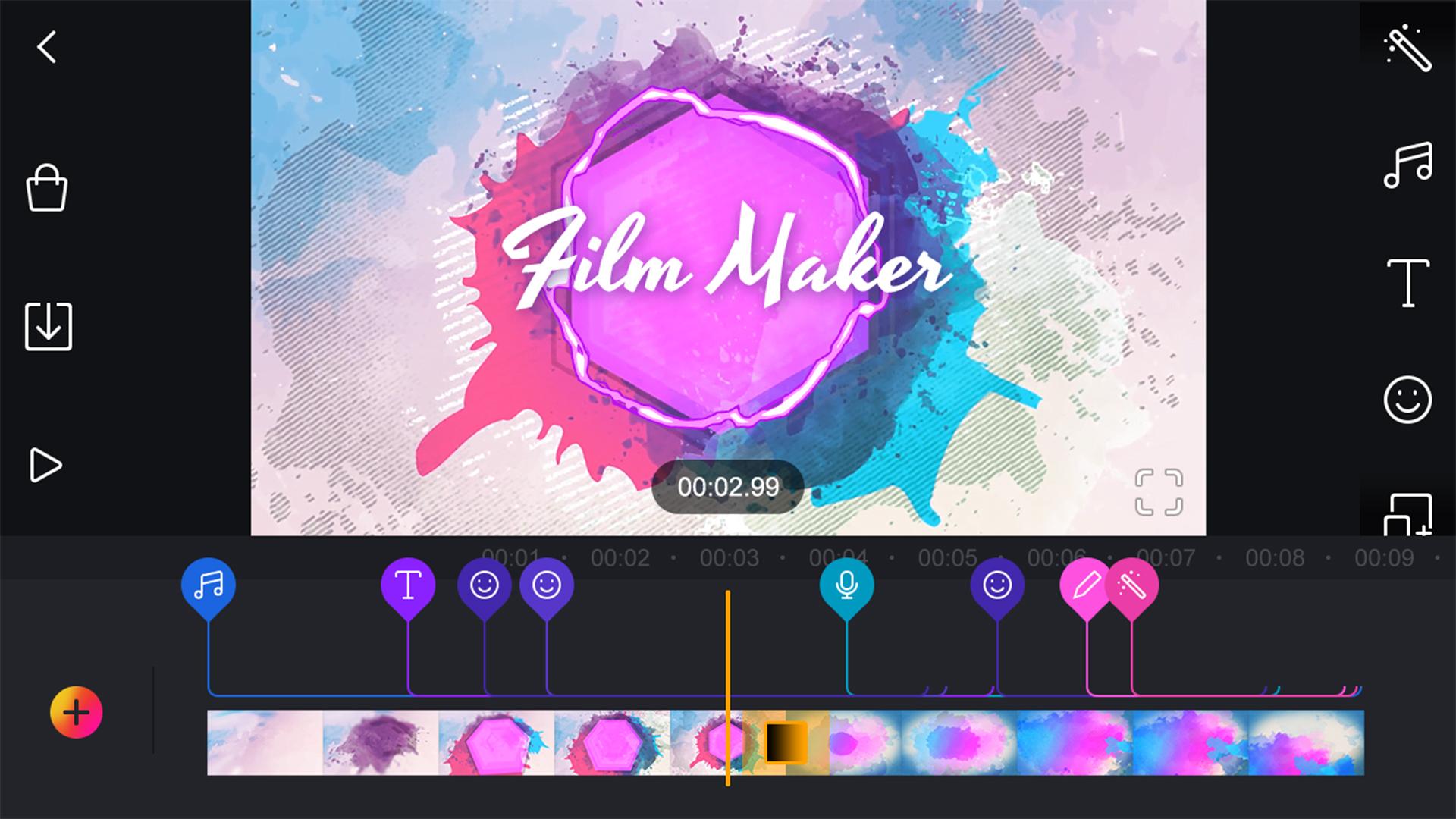 افضل برنامج مونتاج للاندرويد (10 تطبيقات) لتحرير الفيديو بسهولة واحترافية 2021 11 Movie Maker Filmmaker
