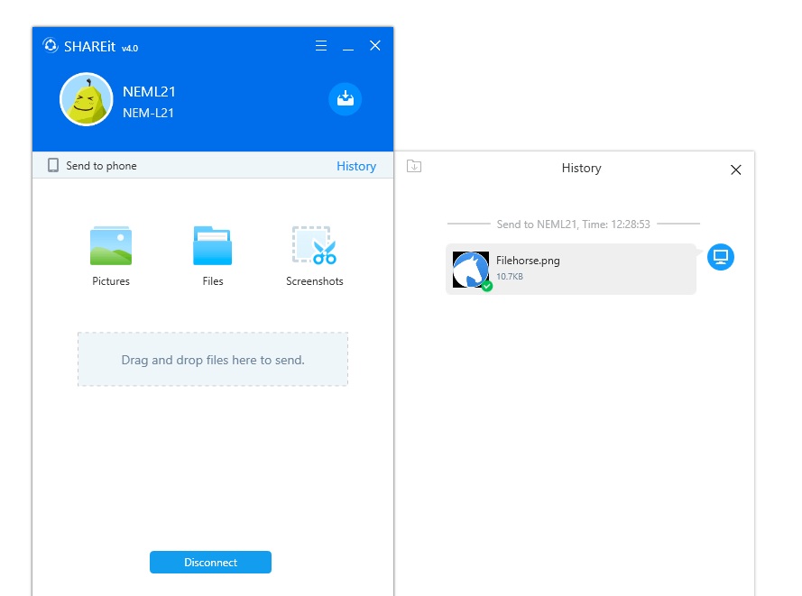 تحميل شير ات للكمبيوتر 2021: SHAREit PC v4.0.6.177 EXE لمشاركة الفيديوهات والصور 7 shareit