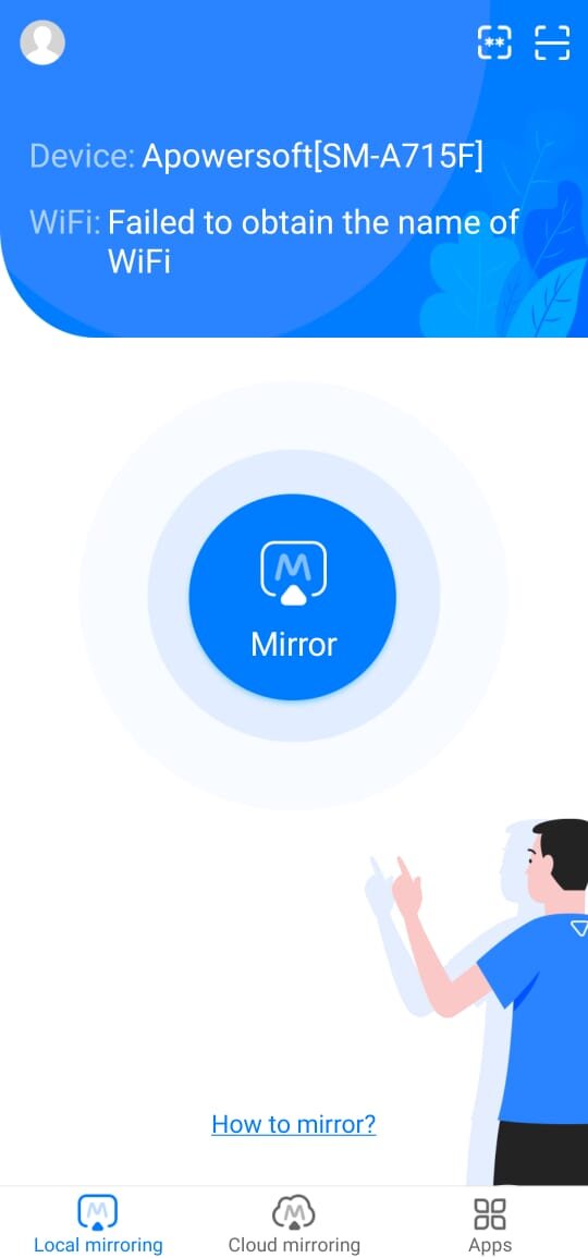 أداة ApowerMirror للويندوز الأفضل لبث شاشة الهاتف على الكمبيوتر! 16 الاتصال عبر شبكة WiFi: