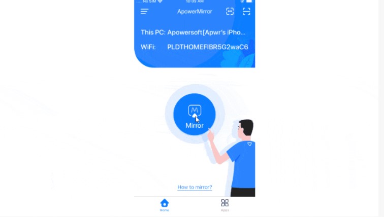 أداة ApowerMirror للويندوز الأفضل لبث شاشة الهاتف على الكمبيوتر! 10 توصيل الايفون بالكمبيوتر