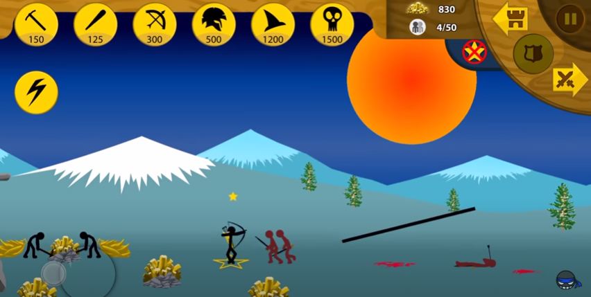 تحميل لعبة حرب العصاه Stick War APK الحروب سهلة أم صعبة؟ 7 تحميل لعبة حرب العصيان