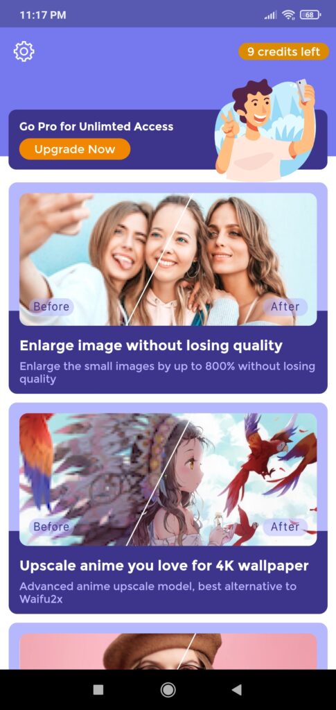 تحميل تطبيق AI Enlarger APK أفضل أداة للتعديل على صورك بنقرات بسيطة! 5 AI Enlarger