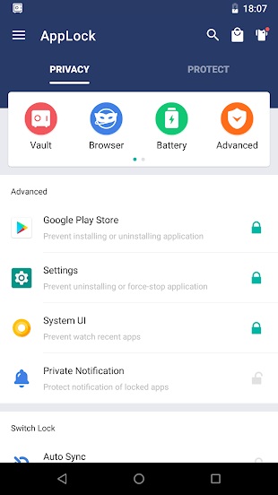 تطبيق قفل