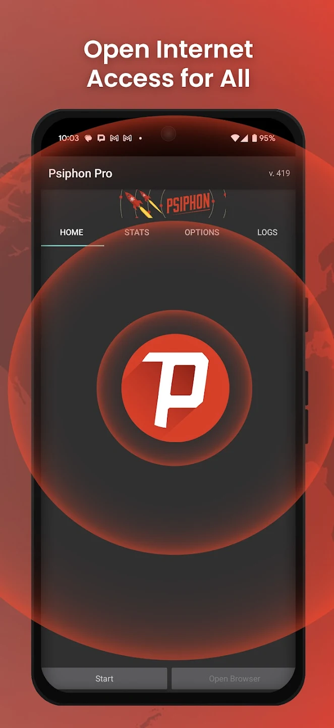 تحميل Psiphon VPN Pro 2026 v451.0: فتح المواقع المحجوبة 7 Psiphon VPN 01