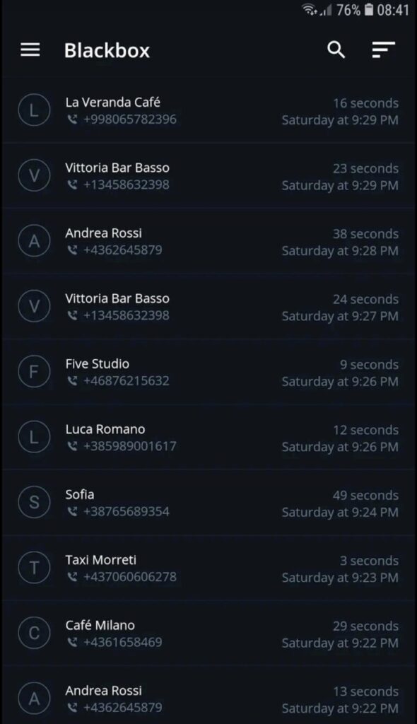 ما هم أفضل 5 تطبيقات تسجيل المكالمات على اندرويد 14؟ هناك عِدة اختيارات مميزة! 6 blackbox call recorder