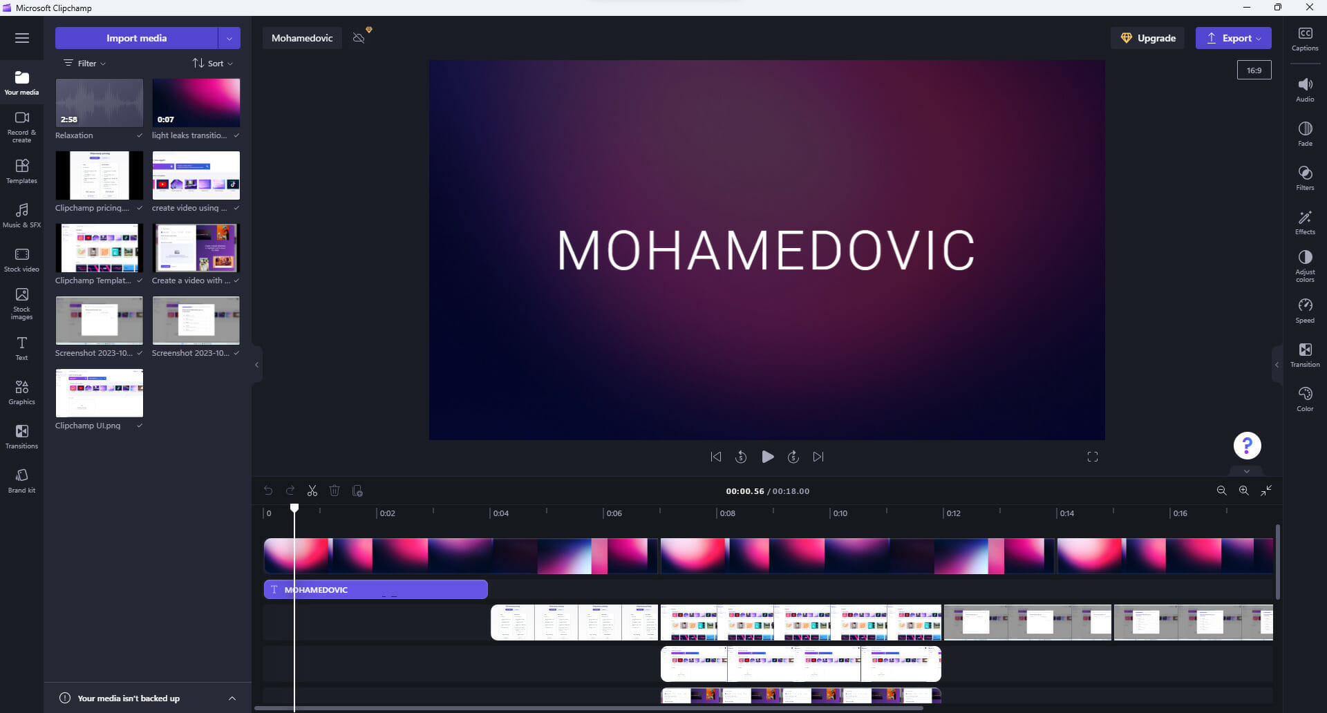 أداة Microsoft Clipchamp: دليلك الكامل لاستخدام محرر الفيديو المجاني على ويندوز 11! 10 واجهة تحرير الفيديو في Clipchamp